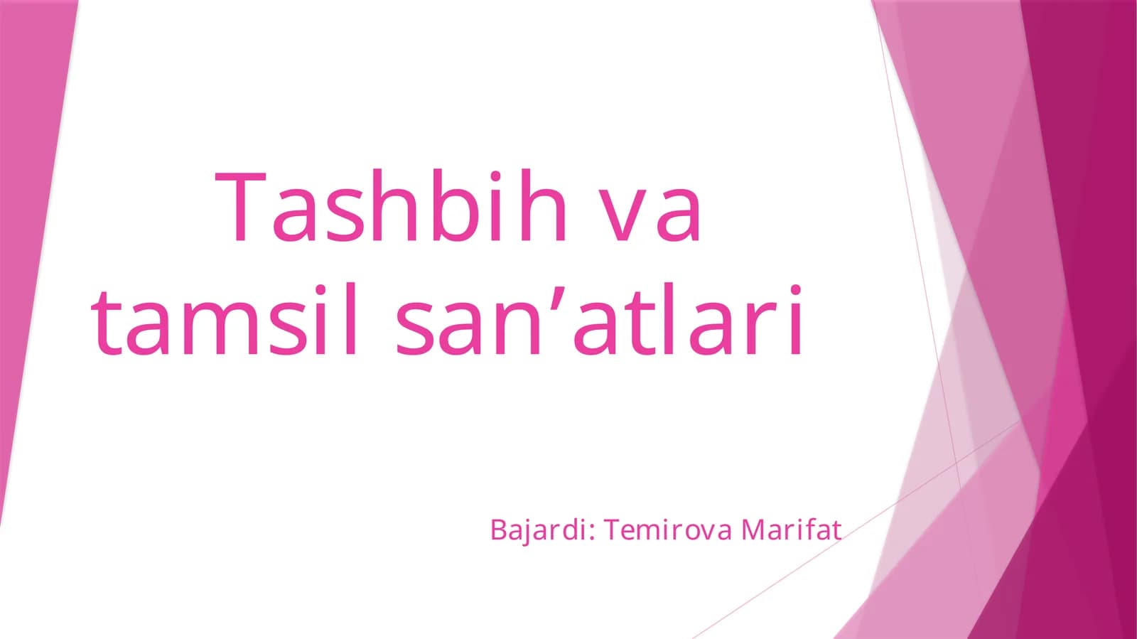 Tashbihvatamsilsan’atlari