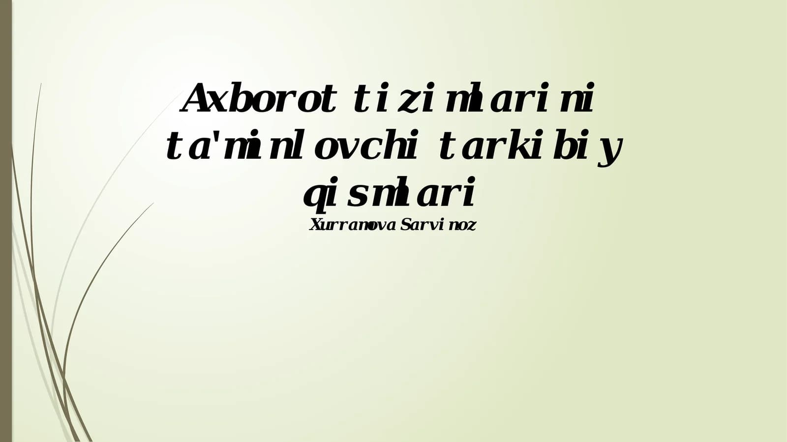 Ko'zlaringizdagi His-Tuyg'ular