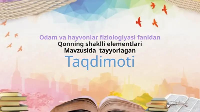 Qonning shaklli elementlari