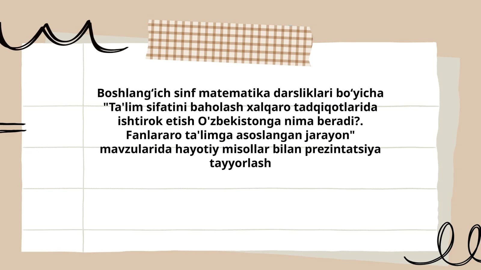 Boshlangʻich sinf matematika darsliklari