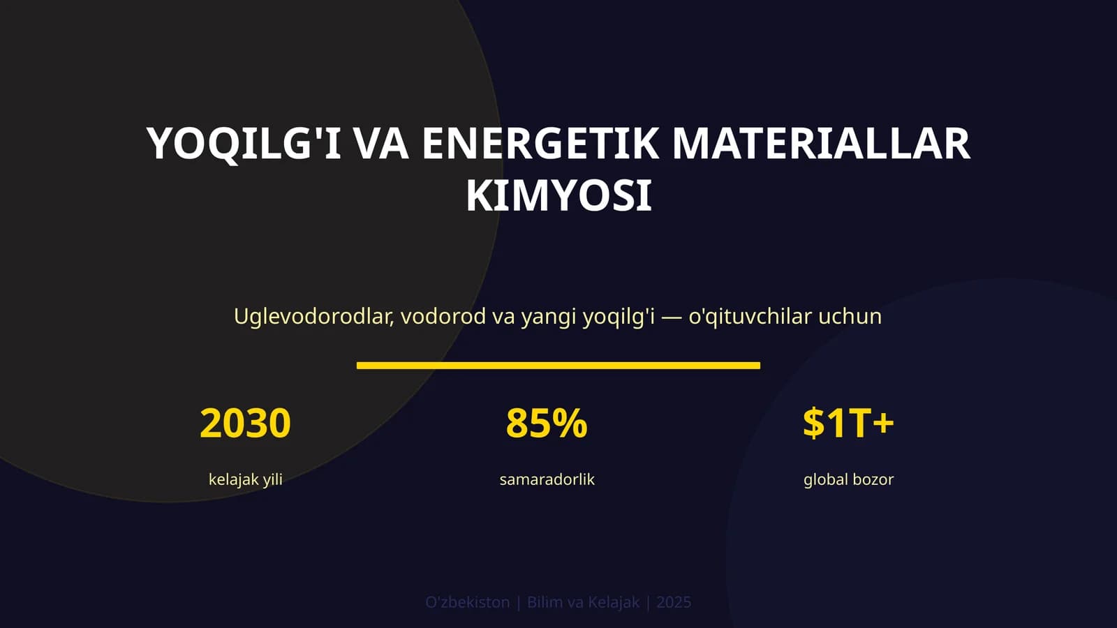 Yoqilg'i va energetik materiallar kimyosi