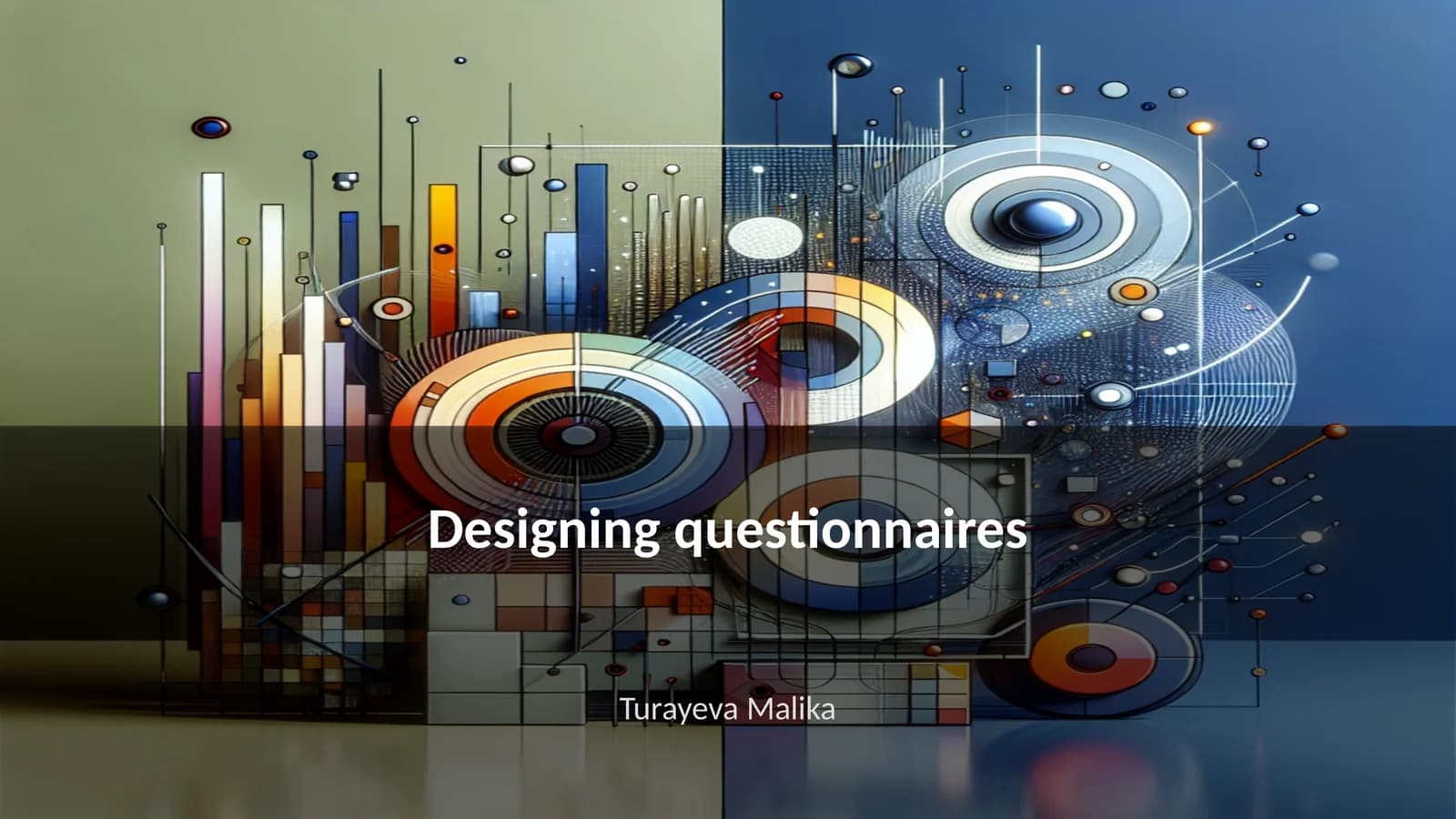 Designing questionnaires
