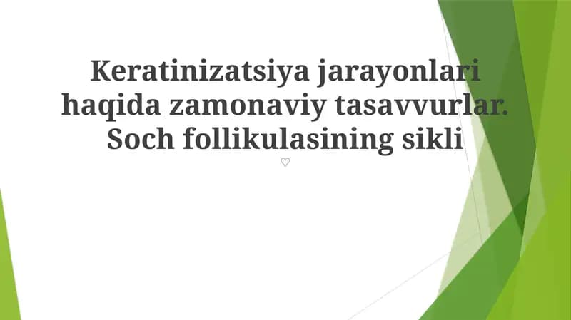 Keratinlashuvning zarari