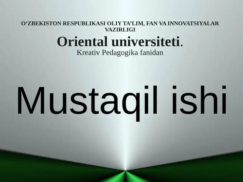Tarbiya fanida muammoli ta'limning afzalliklari