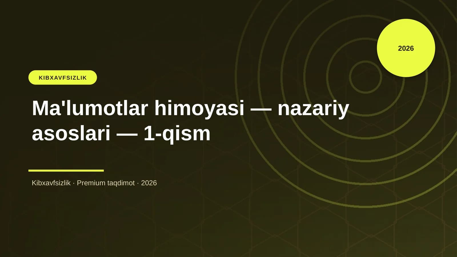 Kibxavfsizlik