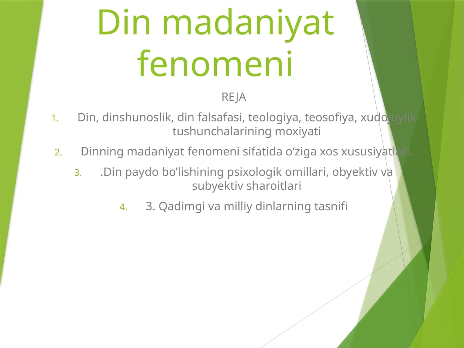 Din madaniyat fenomeni