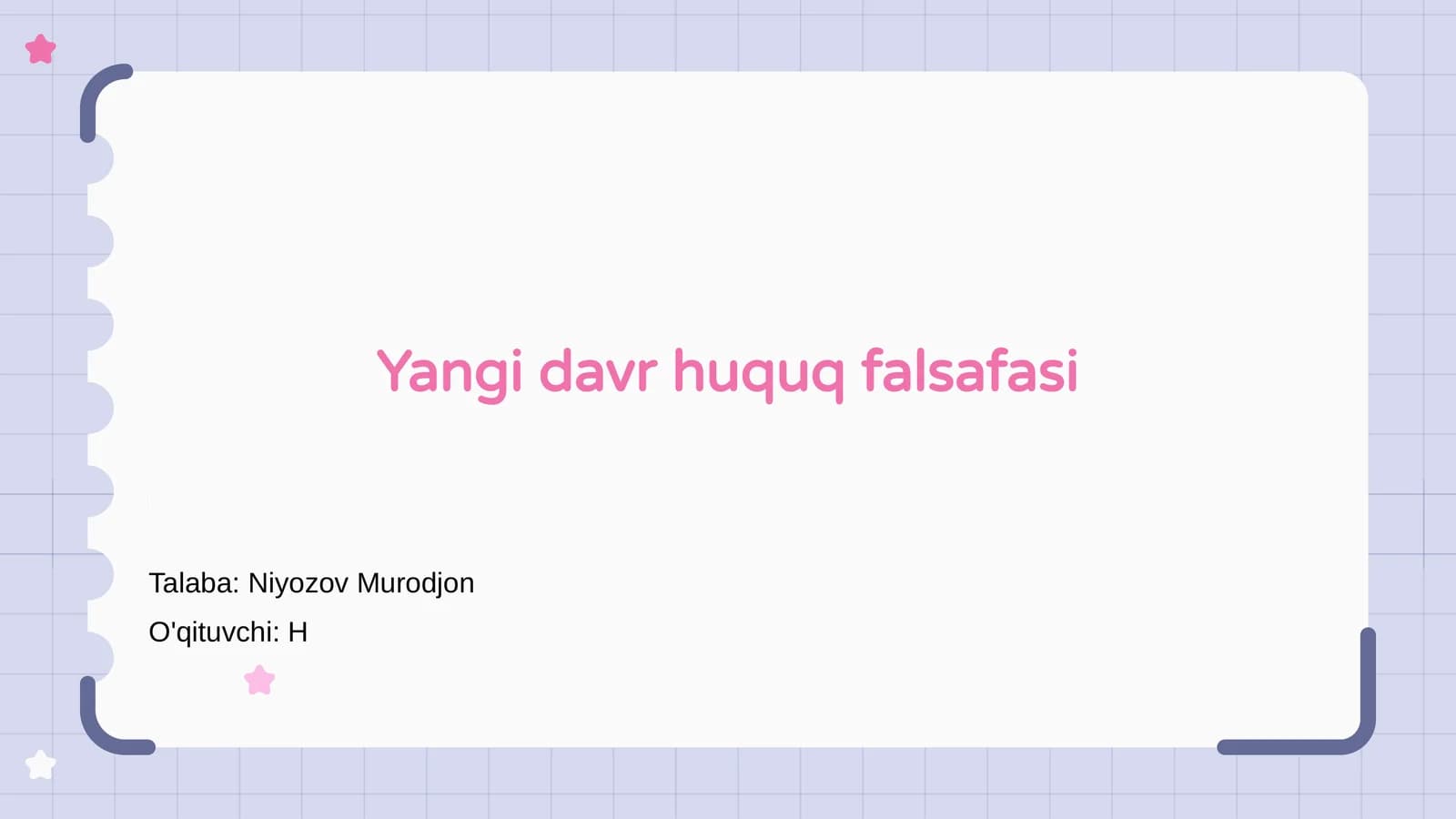 Yangi davr huquq falsafasi