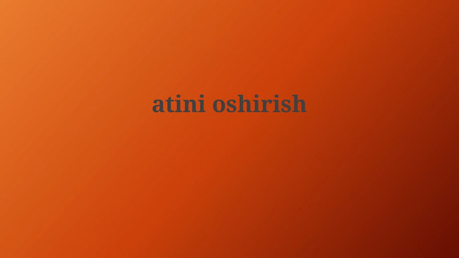 Atini Oshirishning Mohiyati