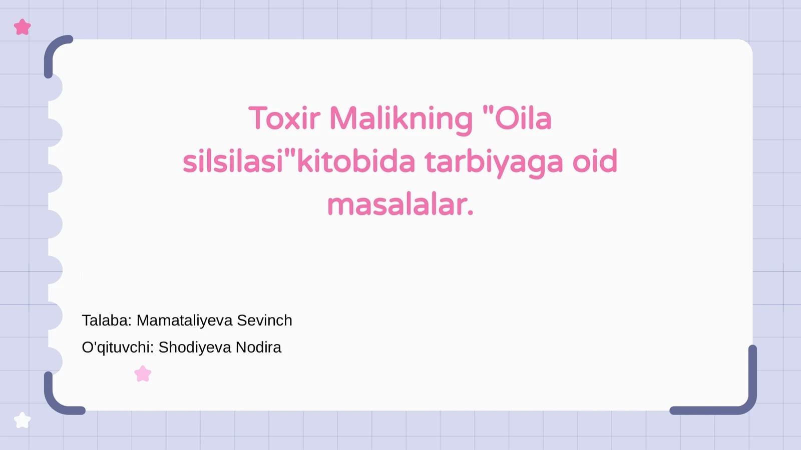 Oila silsilasi