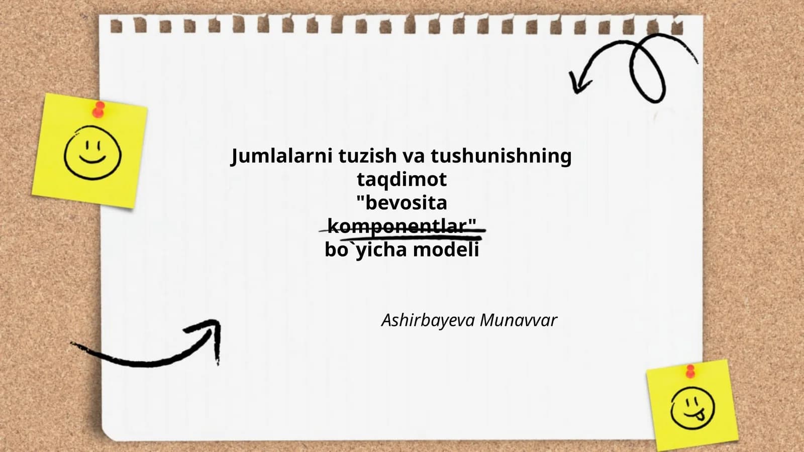 Bevosita komponentlar modeli