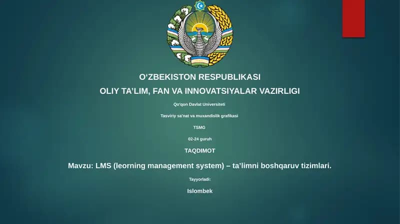 LMS (leorning management system)