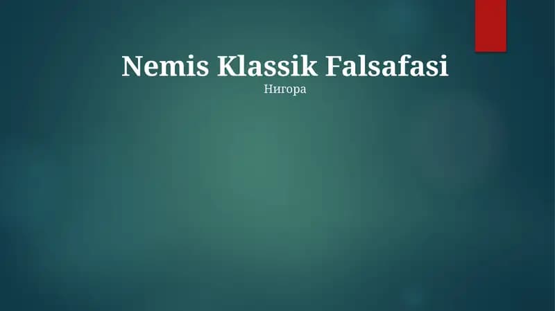Immanuil Kantning axloq falsafasi