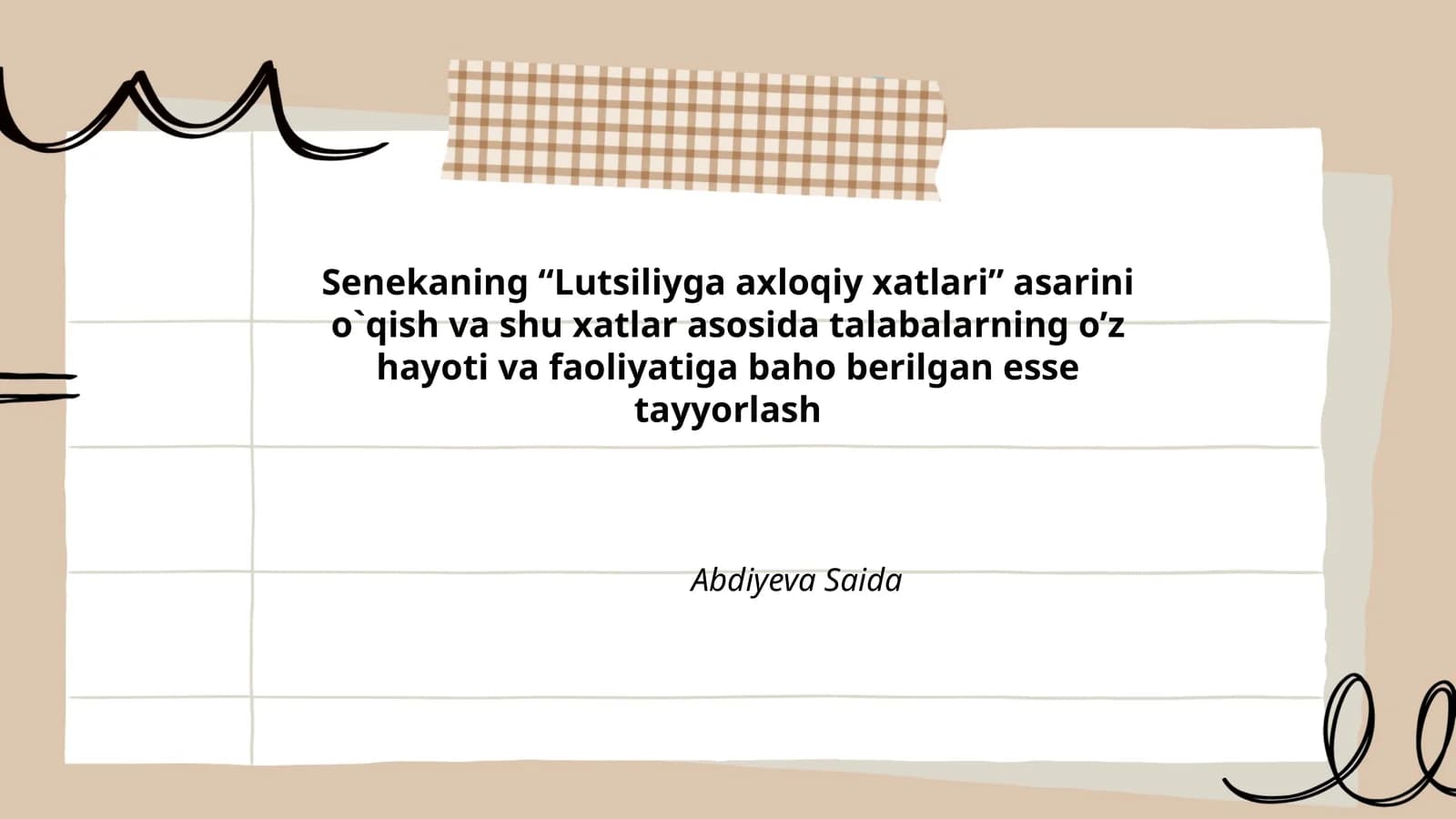 Lutsiliyga axloqiy xatlari