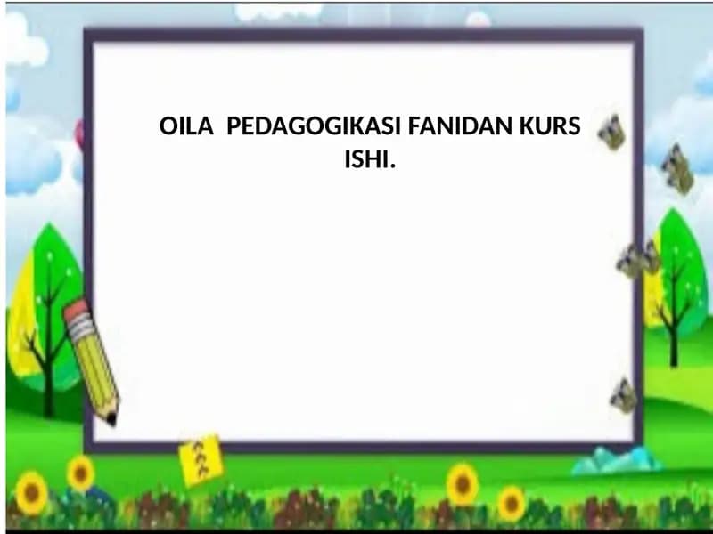 OILA  PEDAGOGIKASI FANIDAN KURS ISHI.