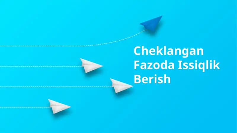 Cheklangan Fazoda Issiqlik Berish