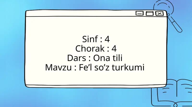 Fe’lso’z turkumi