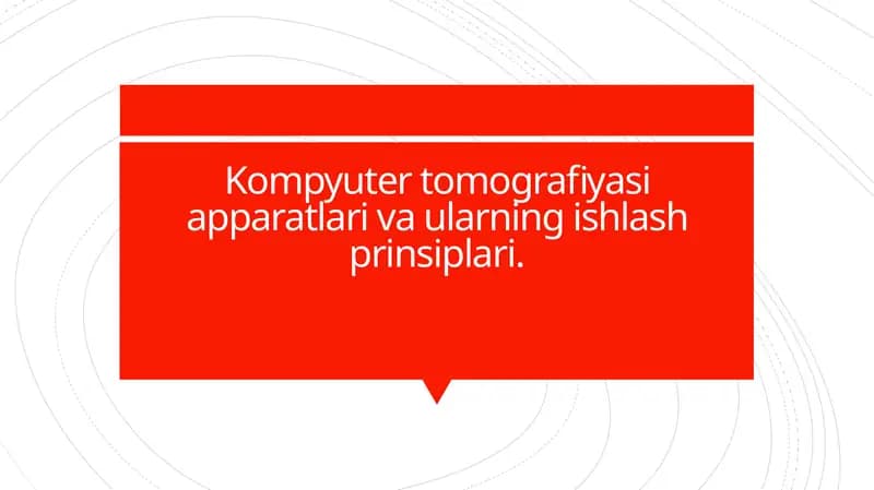 Kompyuter tomografiyasi
