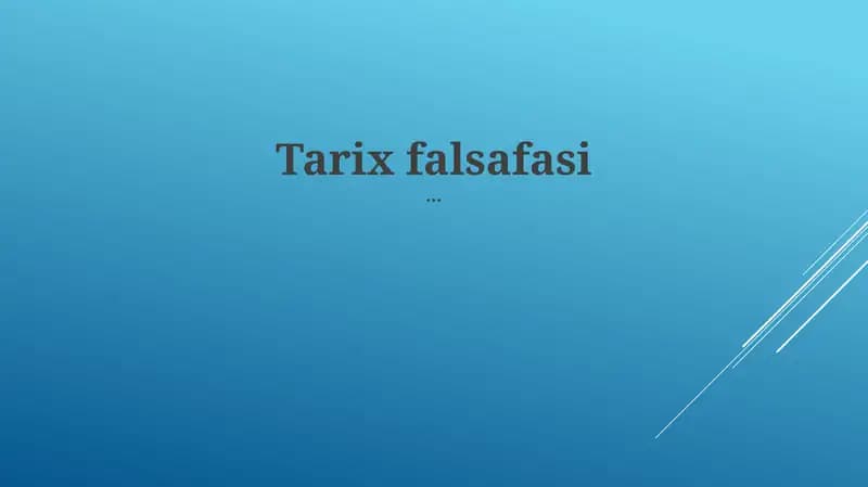 Tarix falsafasi