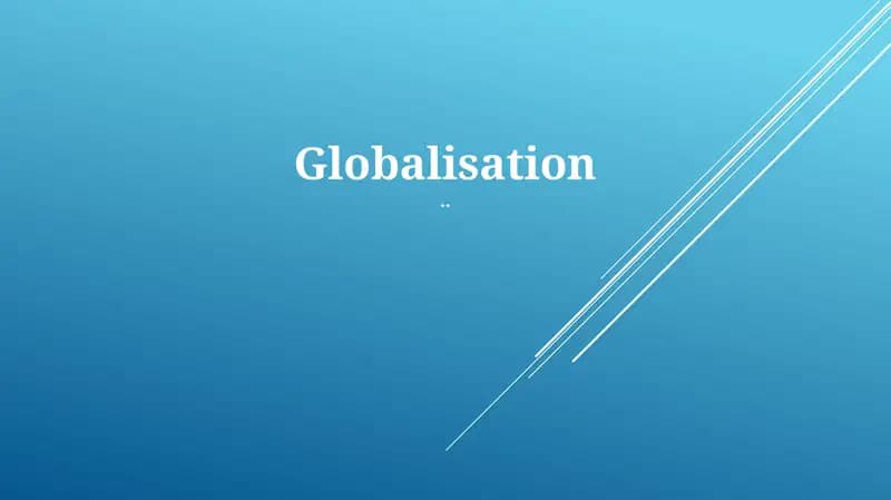 Globalisation