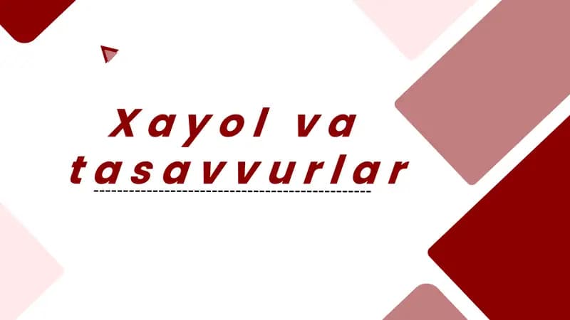 Xayolvatasavvurlar