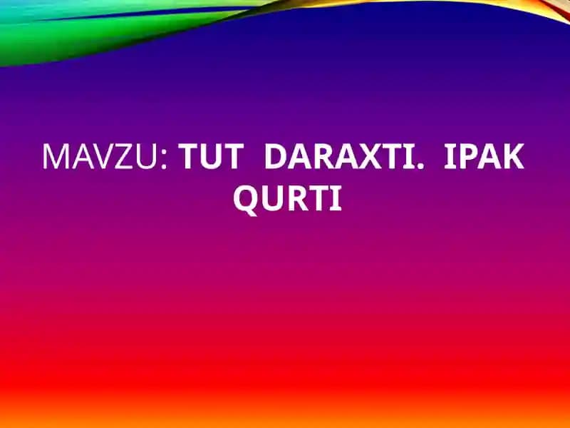 Tut daraxti