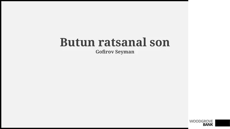 Ratsionalizm