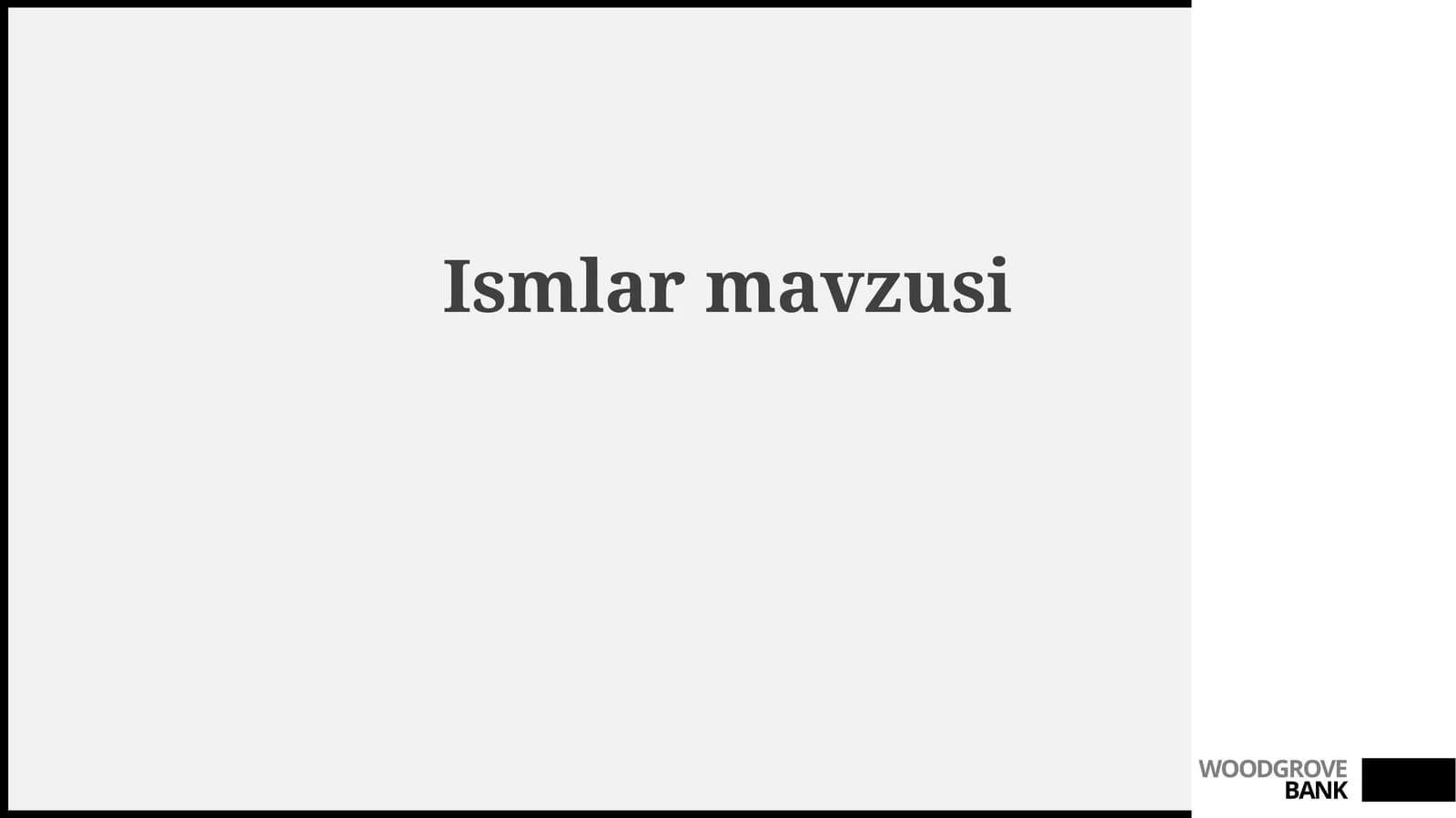 Ismlarmavzusi