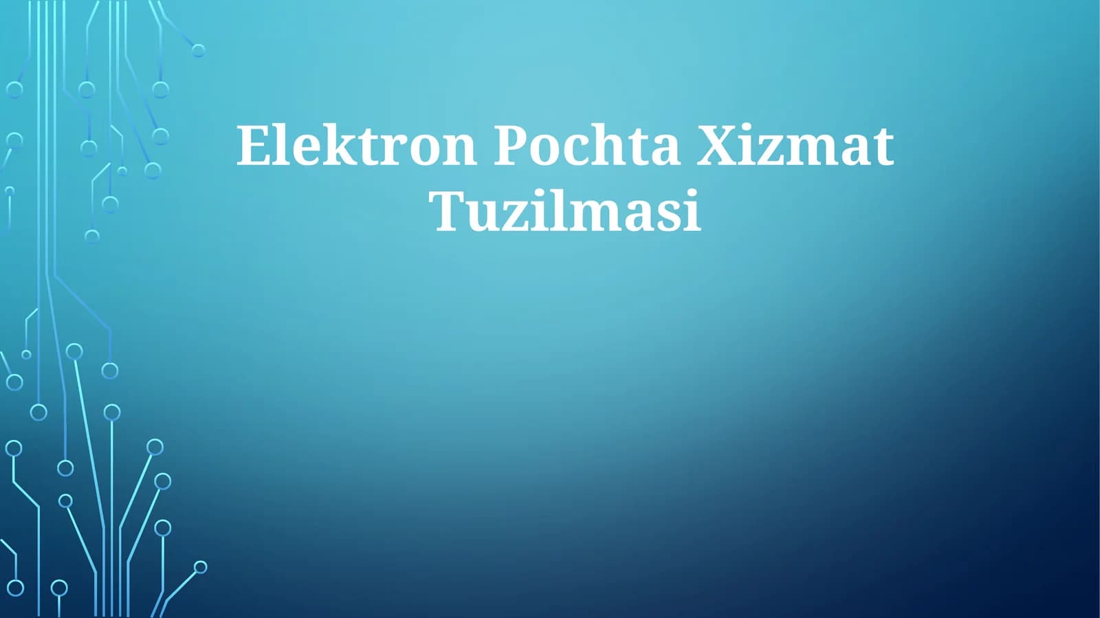 Elektron PochtaXizmatTuzilmasi