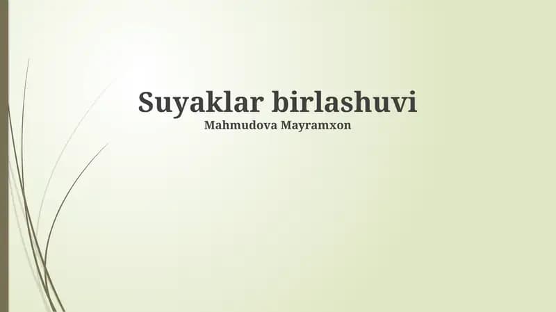 Suyaklar birlashuvi