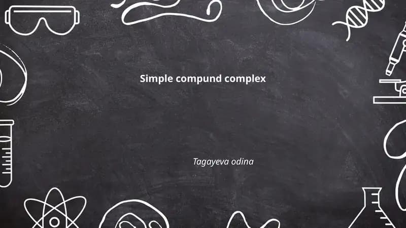 Simple compund complex
