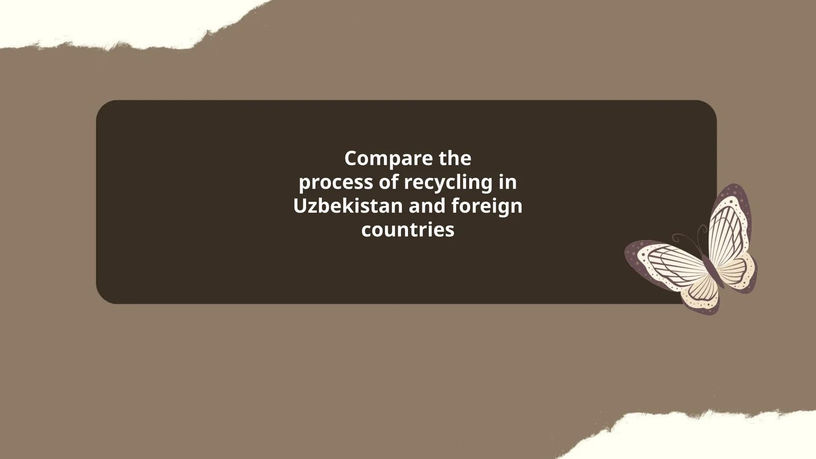 Process of Recycling in Uzbekistan and Foreign Countries