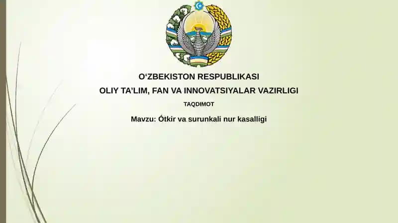 O'tkir va surunkali radiatsiya kasalligi