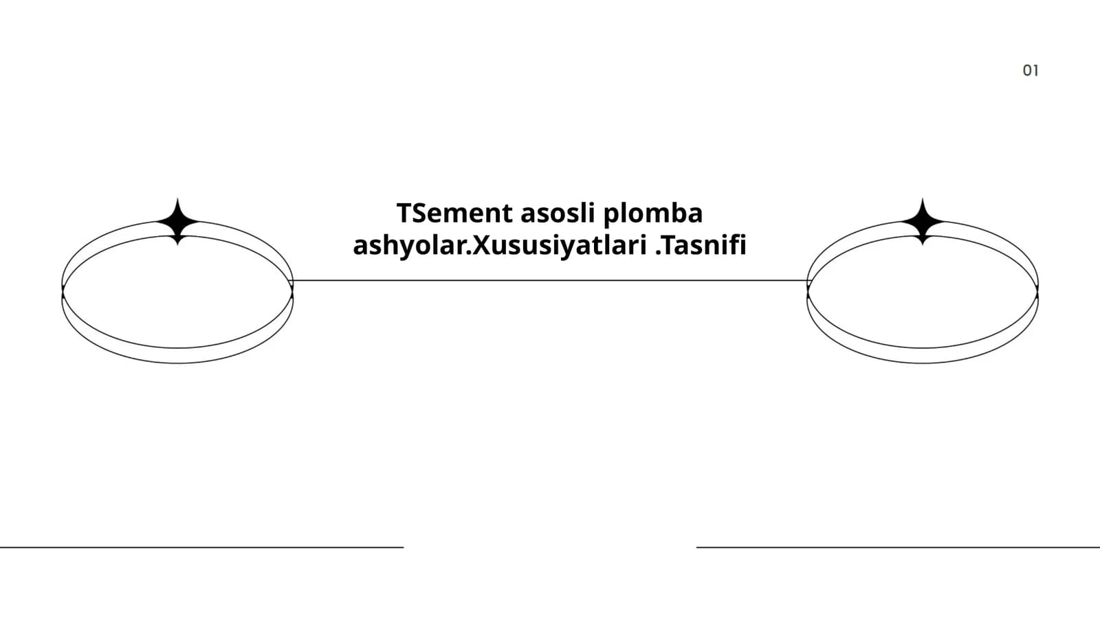 Tsement asosli plomba ashyolarining kimyoviy tarkibi