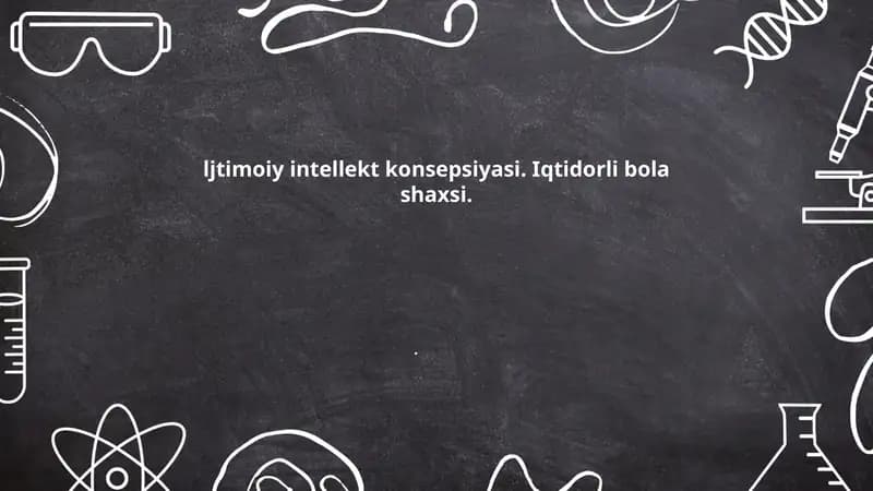 Ijtimoiy intellekt konsepsiyasi