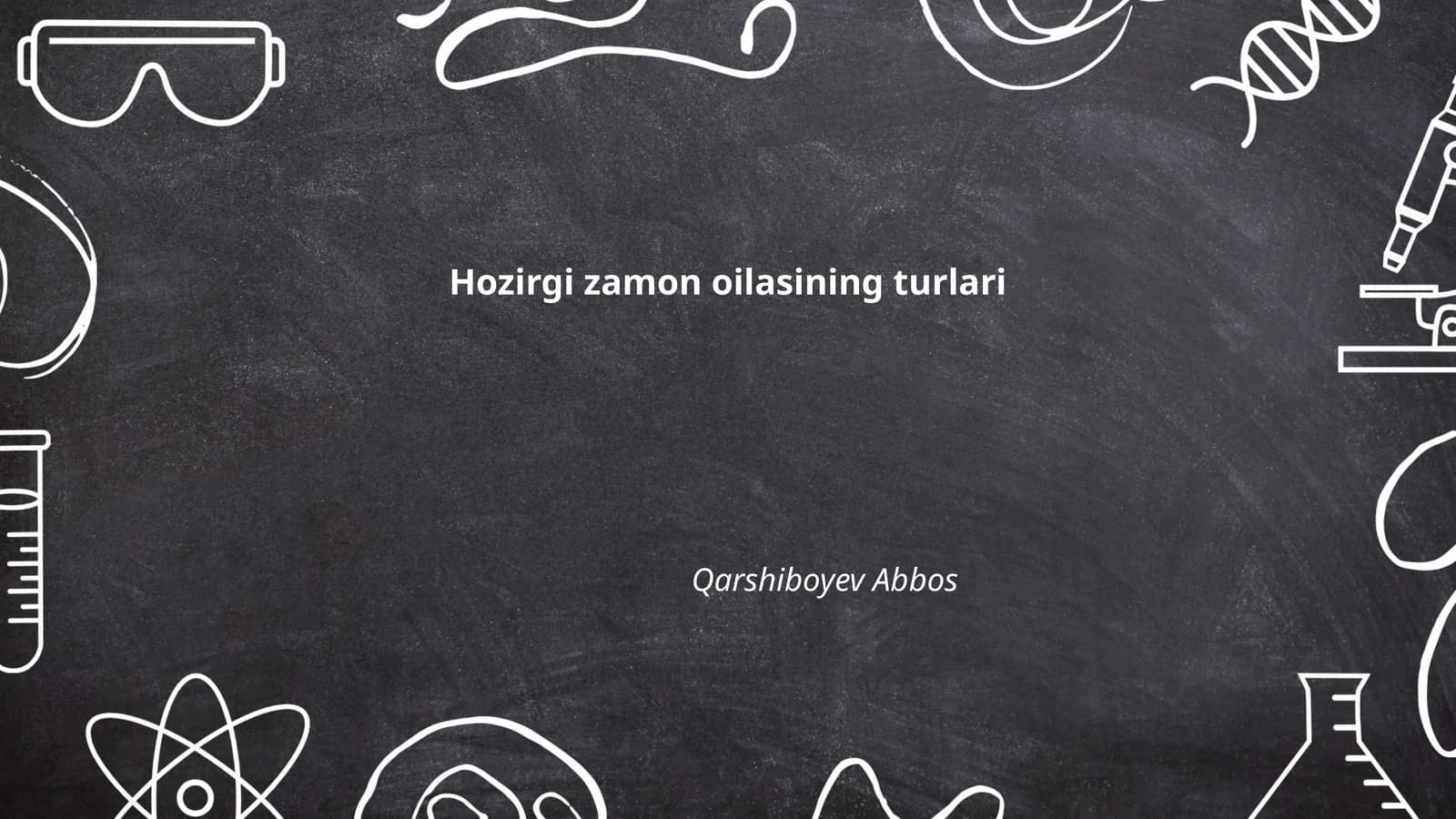 Hozirgi zamon oilasining turlari