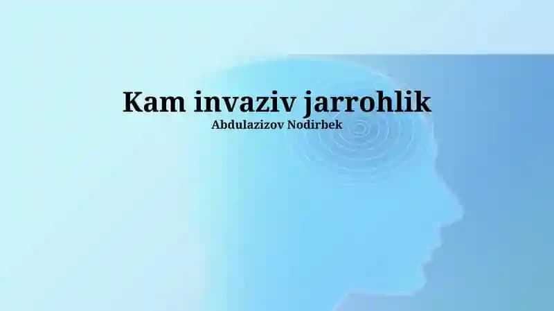Jarrohlik amaliyotining turlari