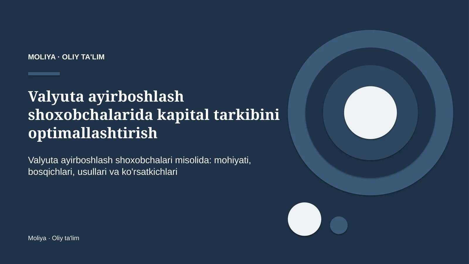 valyuta ayirboshlash shoxobchalarida kapital tarkibini optimallashtirish 2541
