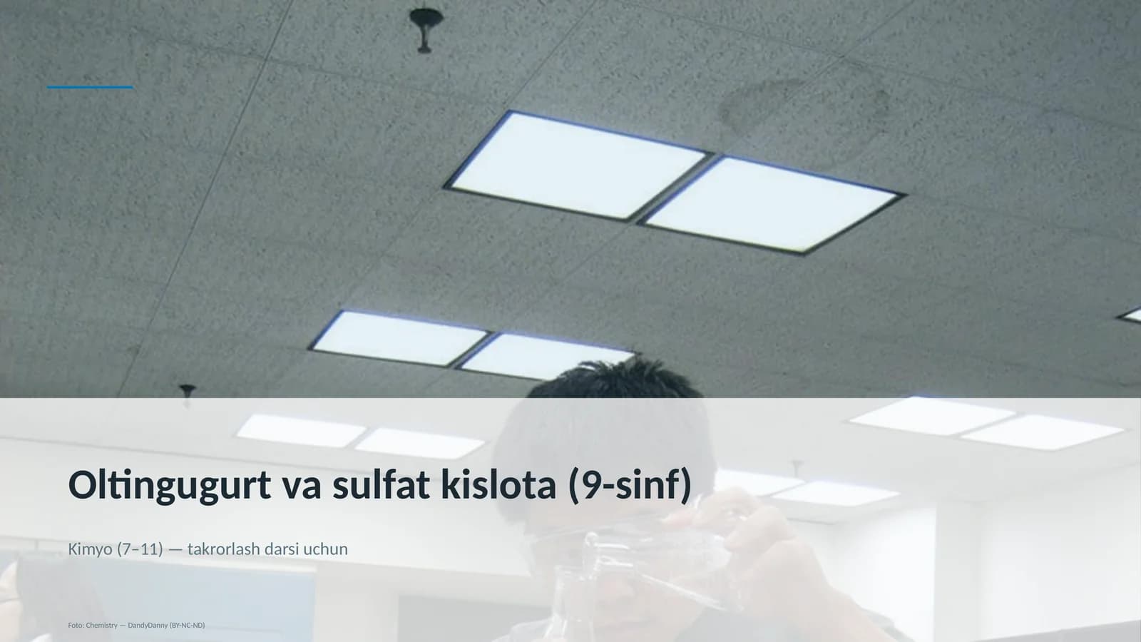 Oltingugurt va sulfat kislota (9-sinf)