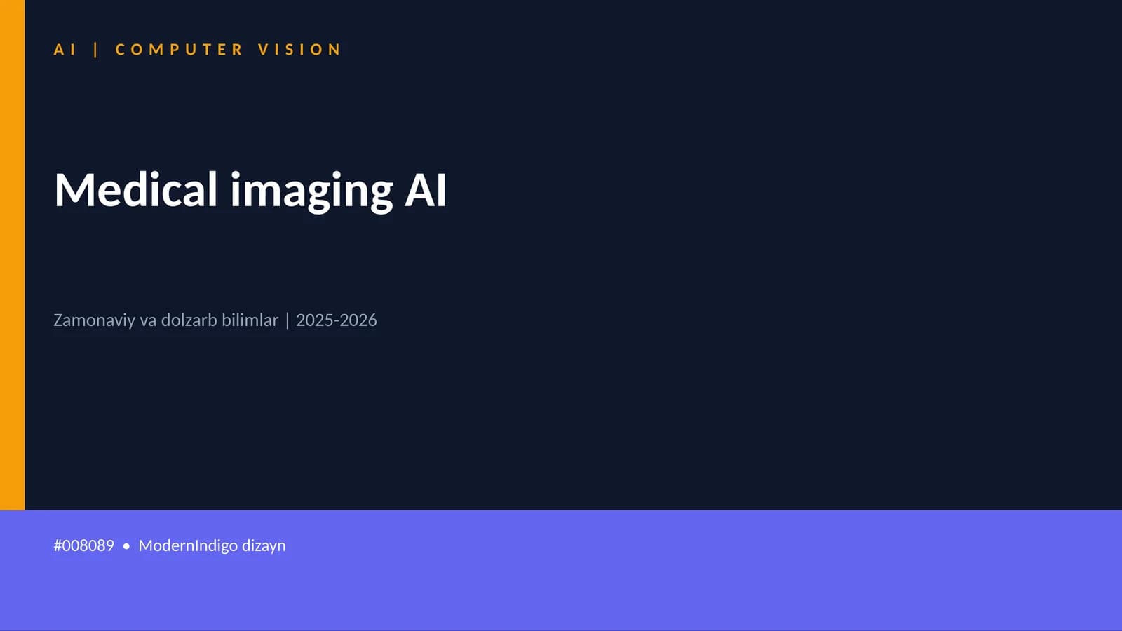 Medical imaging AI