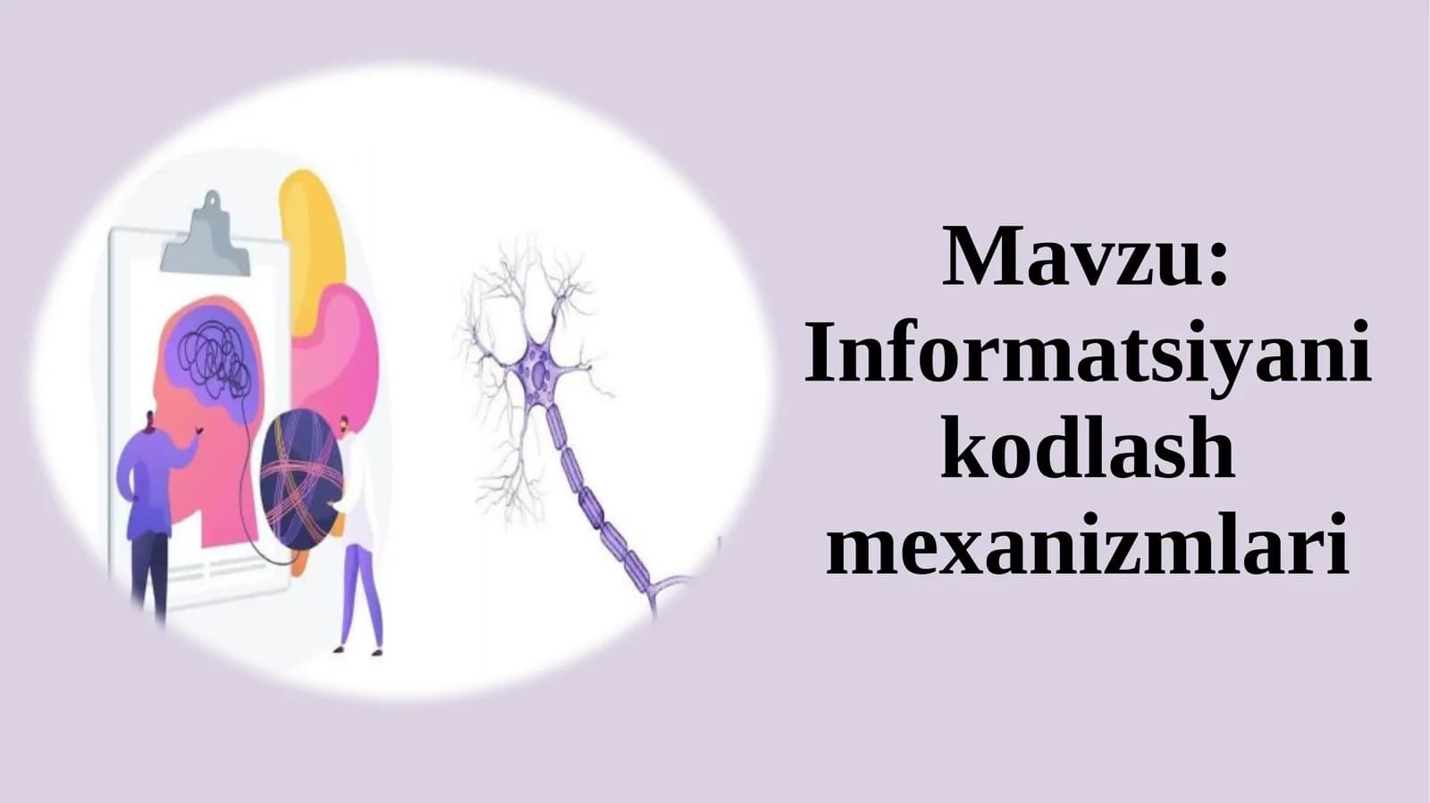 Informatsiyani kodlash mexanizmlari