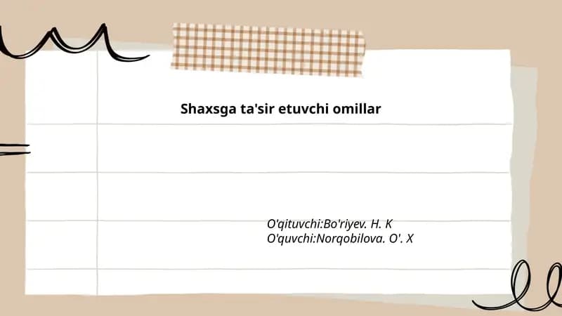 Biologik va genetik omillar