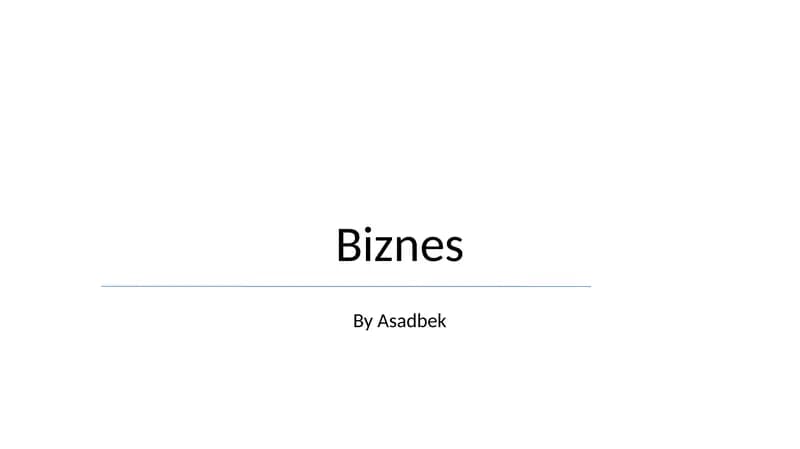 Biznes