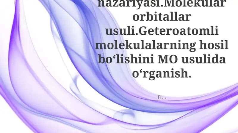 Valent bogʻlar nazariyasi