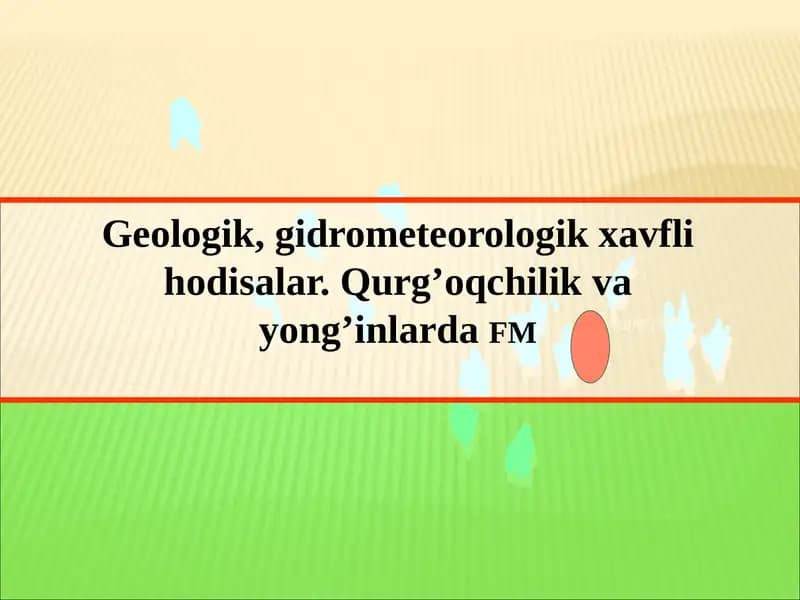 Geologikxavflihodisalar