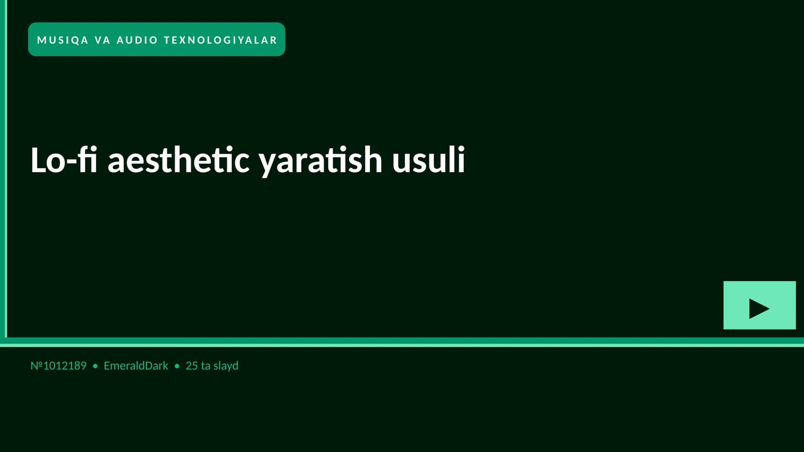 Lo-fi aesthetic yaratish usuli