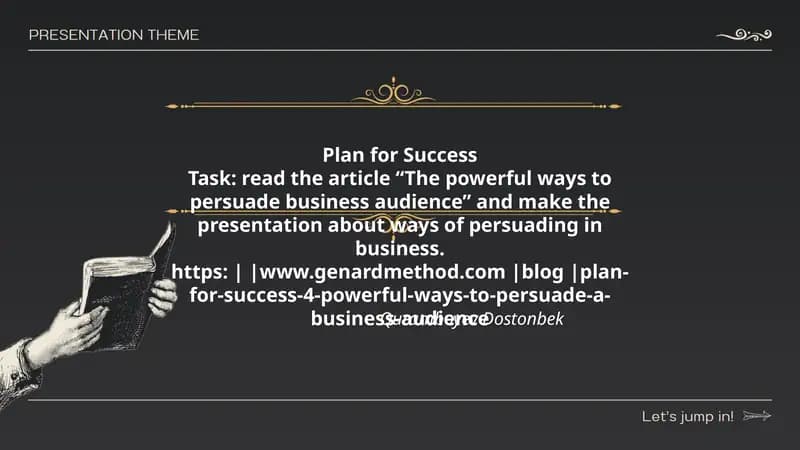 The powerful ways to persuade business audience