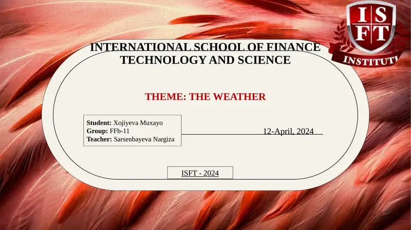 About Weather