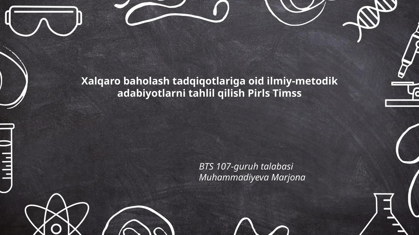 PIRLS va TIMSS baholash tadqiqotlari