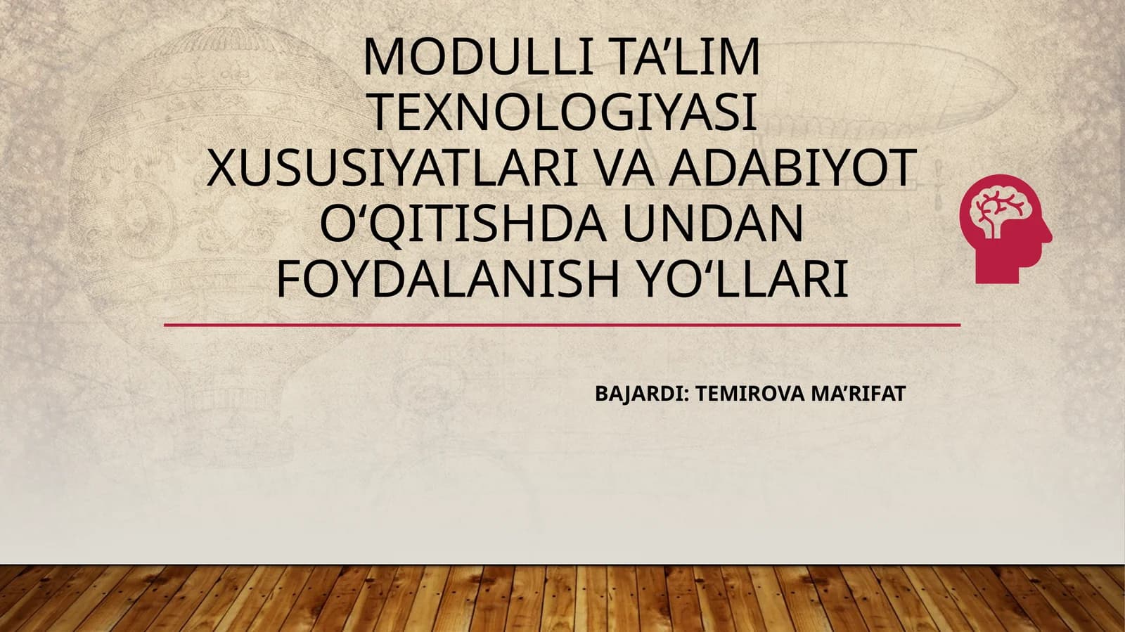 Modulli ta’lim texnologiyasi