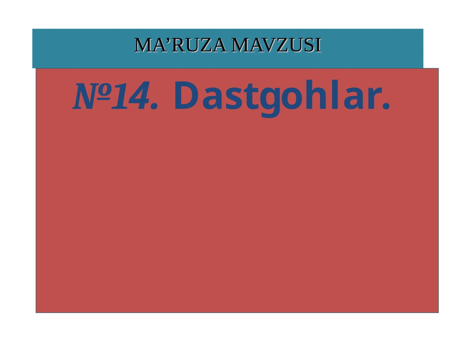 Dastgohlar